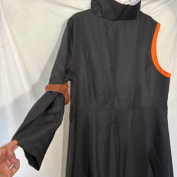 NWT Anime Natsu Dragneel Miccostumes size XL Black and Orange with armband - Picture 9 of 13